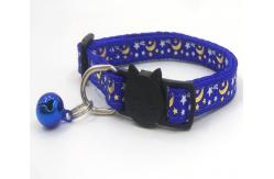 China Nylon Adjustable Small Kitten Collars Solid Safe For Pet Indoor supplier