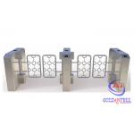 Waterproof Dual Lane Swing Barrier Turnstile Anti Collision Function Movement for sale