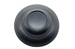 China 10 Inch Rice Melamine Soup Bowl Brim Shape Anti Scratch Matte Black supplier