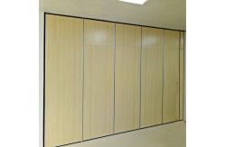 China Customized Banquet Hall Movable Partition Walls With Aluminum Double Track supplier