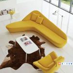 ISO Office Furniture Sofa Breathable Comfortable Fabric Sofa Set for sale