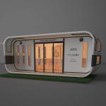 Apple Cabin House Galvanized Steel Frame Dry-Wet Separation Bathroom Composite Wood Floor for sale
