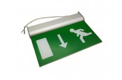 China Suspending Double-side Exit Signs, Battery Rechargeable LED Emergency Light supplier