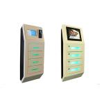 Wall Mounting Phone Charge Station Rental Lockers With 7 Inch Touch Screen for sale
