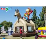 PVC Double Stitching Inflatable Horse Bounce Castle For Backyard