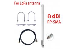 China 8dBi Helium Hotspot Miner 915MHz 868MHz LoRa Antenna With Coaxial Extension Cable supplier