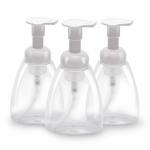 Transparent 500ml Empty Plastic Lotion Bottles With Pump 28mm for sale