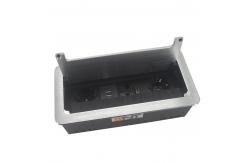China Conference Table Power Outlets Office Hidden Desktop Power Socket Box supplier