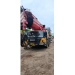 SA NY 130 Tons Mobile Crane Folding Design 7 Boom Section 4 Axles for sale
