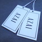 Sustainable Safety Pin 14pt Garment Swing Tags for sale