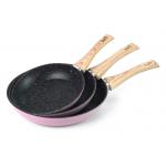 Induction Bottom Aluminum CIQ 3.0mm Stackable Cookware Sets for sale