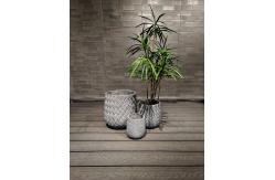 China Customizable Fiber Clay Planter for Indoor and Outdoor Plants supplier
