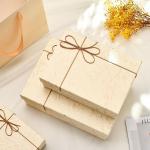 Recycled Paper Lid and Base Box Apparel And Shoes Cardboard Packaging Gift Box