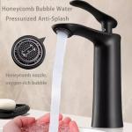 Black Wash Basin Hot And Cold Faucet Bathroom Copper Faucet for sale