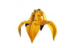 China 6-12 CBM Crane Grab Orange Clamshell Grab Bucket Overhead Crane Grapple supplier