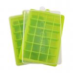 Silicone Ice Grid Food Grade Silicone Ice Cube Mold With Easy Demolding And Cover for sale
