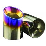 China 98mm Angle Cut Slip On Exhaust Tips For Bmw M3 / M4 (F80 / F82) & M2 Competition (F87) S55 for sale