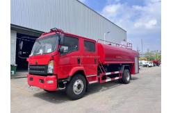 China Factory HOWO Fire Truck Double Row 8Ton 10 Ton supplier