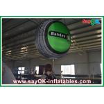 4 Led Bulbs Inflatable Lighting Decoration Stand Ball Tyre Shape for sale