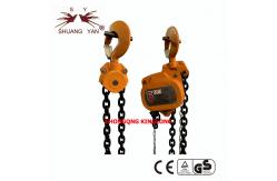China Double Ratchet Pawls 5T Non Asbestos Lifting Chain Block supplier