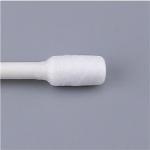Paper Flat Head Long Stem Cotton Swabs White Color 100 % Pure Cotton for sale
