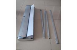 China Aluminium Wide Base Roll Up Banner Display For Exhibition Show Sign Stand supplier