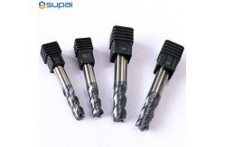 China Carbide Square End Mill 1/2 In Shank 30 Degrees Helix Angle supplier
