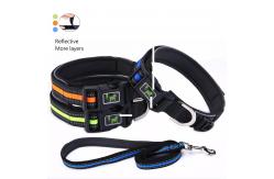 China Personalized Large Dog Collars Leashes Strong Wear Resistant supplier