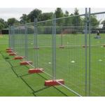 Secure galvanized movable fence temporary fence steel  temporary fence