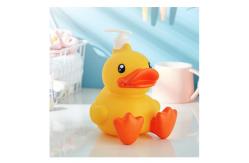 China B.Duck PVC Plastic Toys , Cartoon Yellow Duck Soap Dispenser OEM ODM supplier