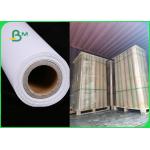 20lb Uncoated Inkjet Bond Plotter Paper Roll For Garment Eco - Friendly 62'' 72'' for sale