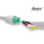 One Piece 17pin Snap IEC 5 Leadwires Spacelabs ECG Patient Cable for sale