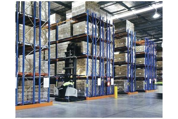 warehouse storage double pallet racking system