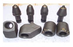 China Deep Foundation 19mm Round Shank Chisel Used For Piling Drilling Tools supplier