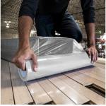 Temporary 2 Mils 800 Ft HVAC Surface Protection Film Roll Anti Dirt for sale