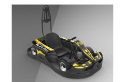 China APP Adjustment Control Electrical Racing Go Karts 50km/h For Entertainment Center supplier