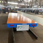 10T On Rail Material Transport Platform Industrial Workshop Transfer Trolley for sale