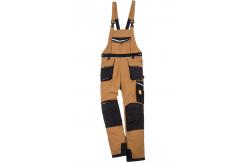 China Left Hammer Loop Mens Work Bib trousers, 320gsm Workwear Bib Pants supplier