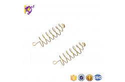 China HEZHI Customized Music Wire Torsion Coil Springs With Nickel Plating supplier
