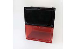 China Acrylic Plastic Collapsible Household Shoe Box With Magnetic Odorless Waterproof supplier