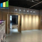 Office Decoration Movable Partition Wood Folding Partition Walls For Conference Hall for sale