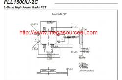 China FUJI  L-Band High Power GaAs FET  FLL1500IU-2C Integrated Circuit Chip supplier
