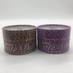100*60mm Coloured Base Round Paper Cosmetic Packaging Paper Can for sale