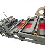 Automatic Folder Gluer Press Pasting Corrugated Carton Box Machine 22.5KW for sale