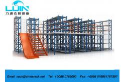 China Heavy Duty Rack Supported Mezzanine , Multi Level Cold Steel Pallet Racks supplier