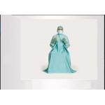 Urology Surgery Green Surgical Gown Non Woven Fabric Material Anti - Pull for sale