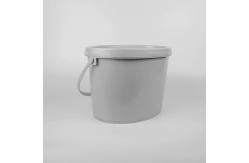 China 5kg Special Shaped Paint Plastic Bucket With Lid And Handle supplier
