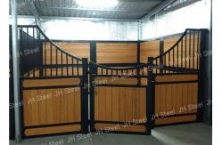 China Black Style European Horse Stalls Fronts Panel Steel Pipe Material supplier