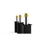 QPQ Rail 600mm height SS304 Retractable Rising Bollards for sale
