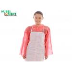 70x80cm Dust Proof Disposable Polypropylene Nonwoven Apron For Kitchen Or Food Handling for sale